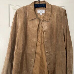 EUC Genuine Leather Suede Jacket